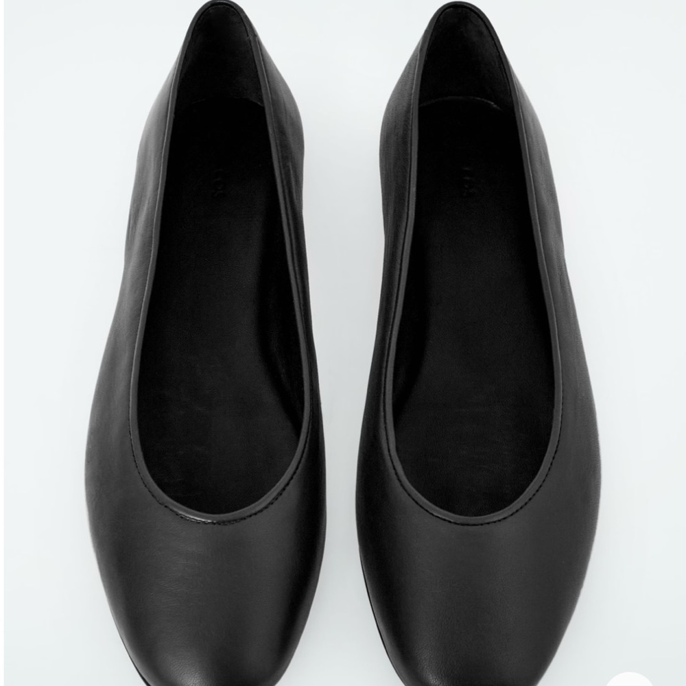 COS Leather Ballerina Flats